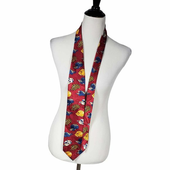 Home Improvement Tim's Work Hats Polyester Novelty Men's Necktie Tie - Picture 1 of 5